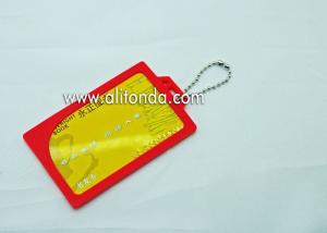 Buy cheap Custom high quality cheap soft pvc cute simple business card holder product