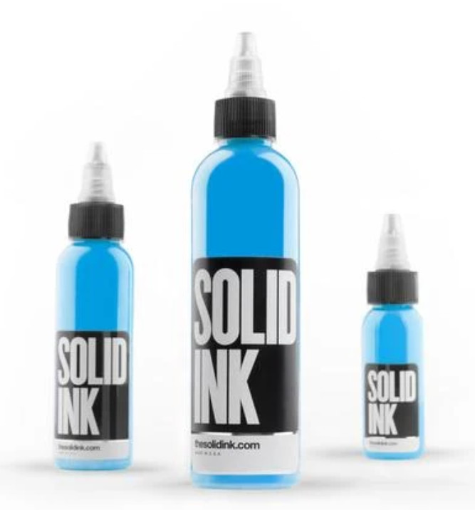 Permanent Makeup Solid Ink Tattoo Ink Baby Blue Pigment 30ML 60ML 120ML 260ML