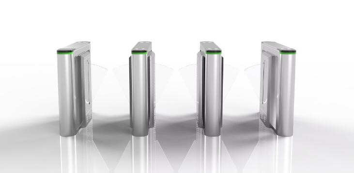 Anti Breakthrough Acrylic Wing Flap Barrier Turnstile