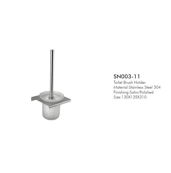 Toilet Stainless Steel Brush Holder SUS304 Wall Mounted OEM ODM