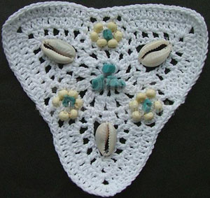 Handmade Crochet Flowers DIY Clothing accessories Cotton material Colorful decorative