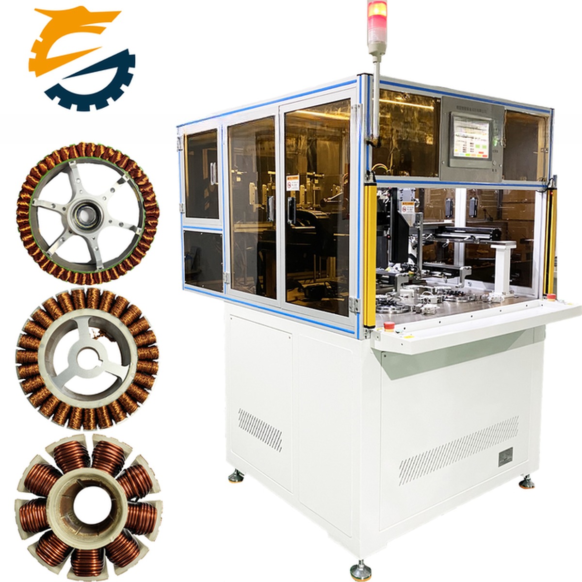 Used Single or Double Station PLC Fan Machines BLDC Motor Automatic Winding Machine