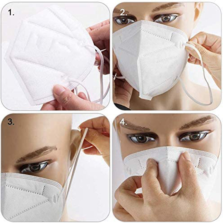 Soft Breathable N95 Face Mask Civilian Mouth Mask Full Coverage