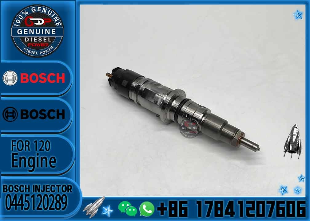 High Quality Genuine DCEC ISDE Diesel Injector 0445120289 C5268408 Common Rail Injector For CUMMINS