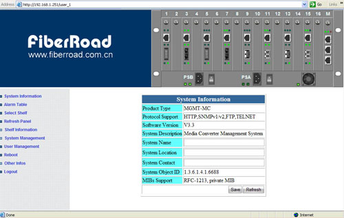 Centralized Media Converter Management Software 