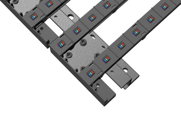 High Definition IP67 Led Grid Display 1R1G1B Led Grid Panel For Landmark Buildings