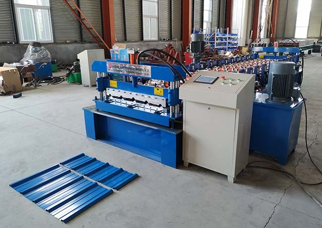 High Speed Roofing Sheet Roll Forming Machine Main Frame Structure 350H Steel