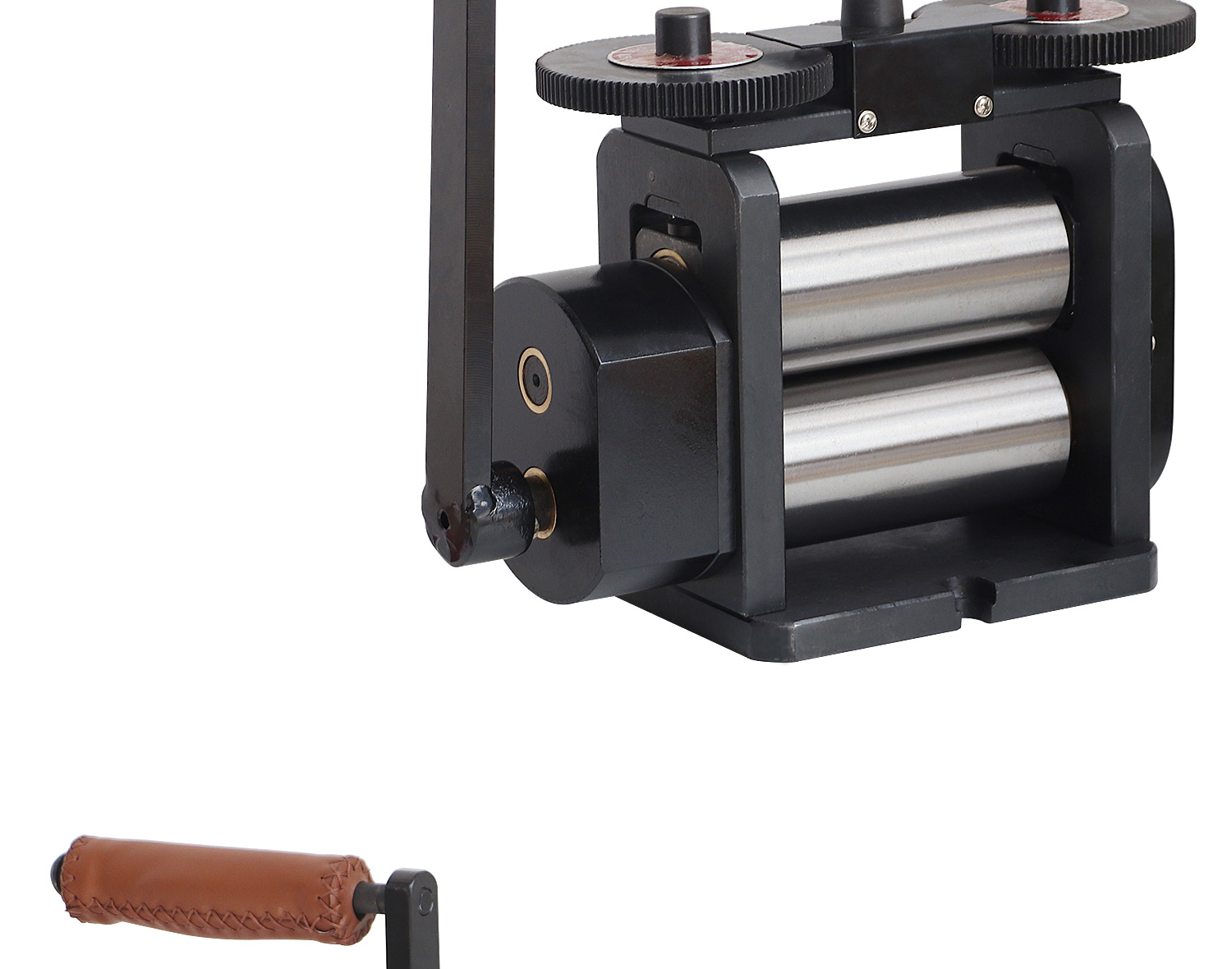 110/130mm Manual Jewellery Rolling Machine Adjustable Press Thickness