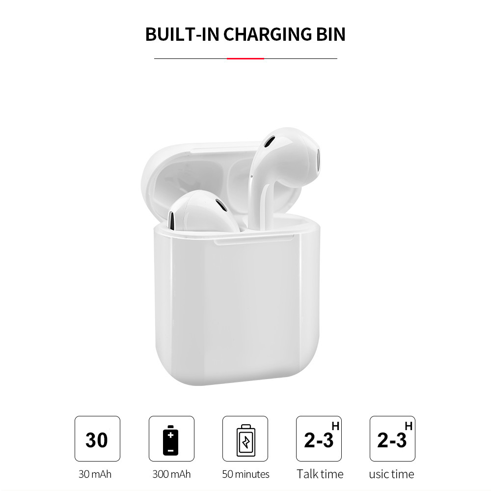 Bluetooth Earphones Noise Canceling Earbuds Waterproof HiFi 3D Stereo Sound