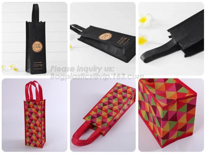 Environmental Promotional Shopping Bags Eco Gift Tote Non Woven Bag, heat seal die cut handle ultrasonic non woven bag