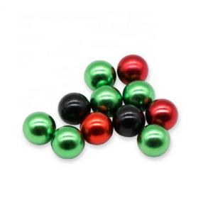 China 10MM Copper Plating Carbon Steel Sphere Zinc Nickle Coated Metal Balls on sale