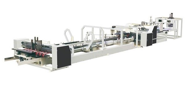 Inline PP Strapping Machine, for Automatic Folding Gluing Stitching Strapping All Inile Machine