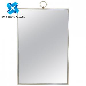 Buy cheap 5mm Metal Framed Full Length Mirror , Rectangular Arch Free Standing Mirror For Living Room product