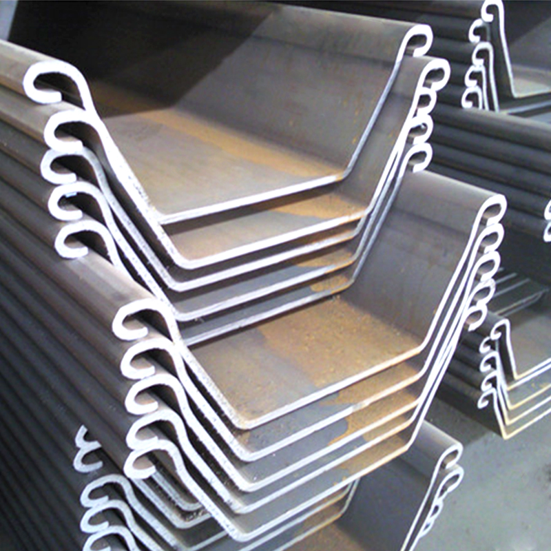 Q235 Q275 Q345 U Type Sheet Pile Type 2 400x100x10.5mm For Construction