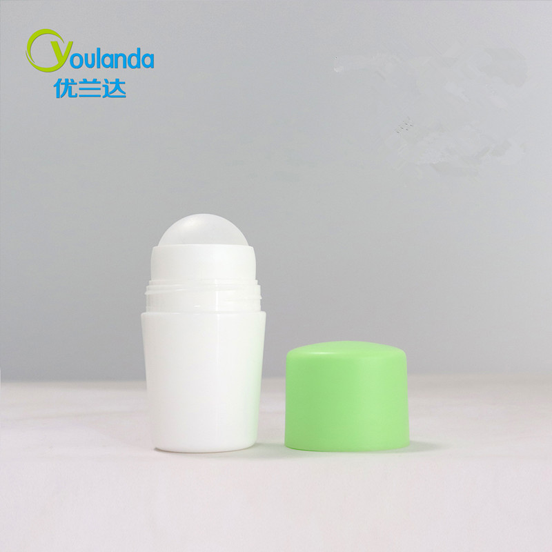 Plastic Empty Dodorant Roll On Bottle Small Roller Bottles 50ml For Personal Hygiene