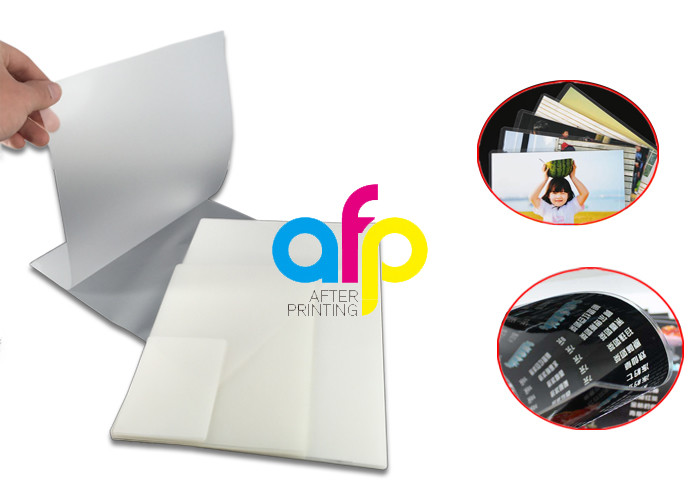 High Glossy PET Heat Pouch Laminating Film For Photo Lamination 175 Micron