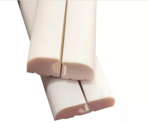 Buy cheap Die Cutting Industrial Rubber Strips White Explosion Proof Arched Shape product