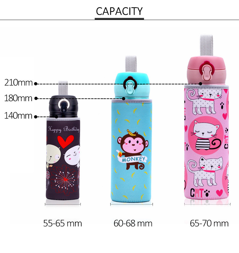 Shockproof Insulated Neoprene Water Bottle Carrier