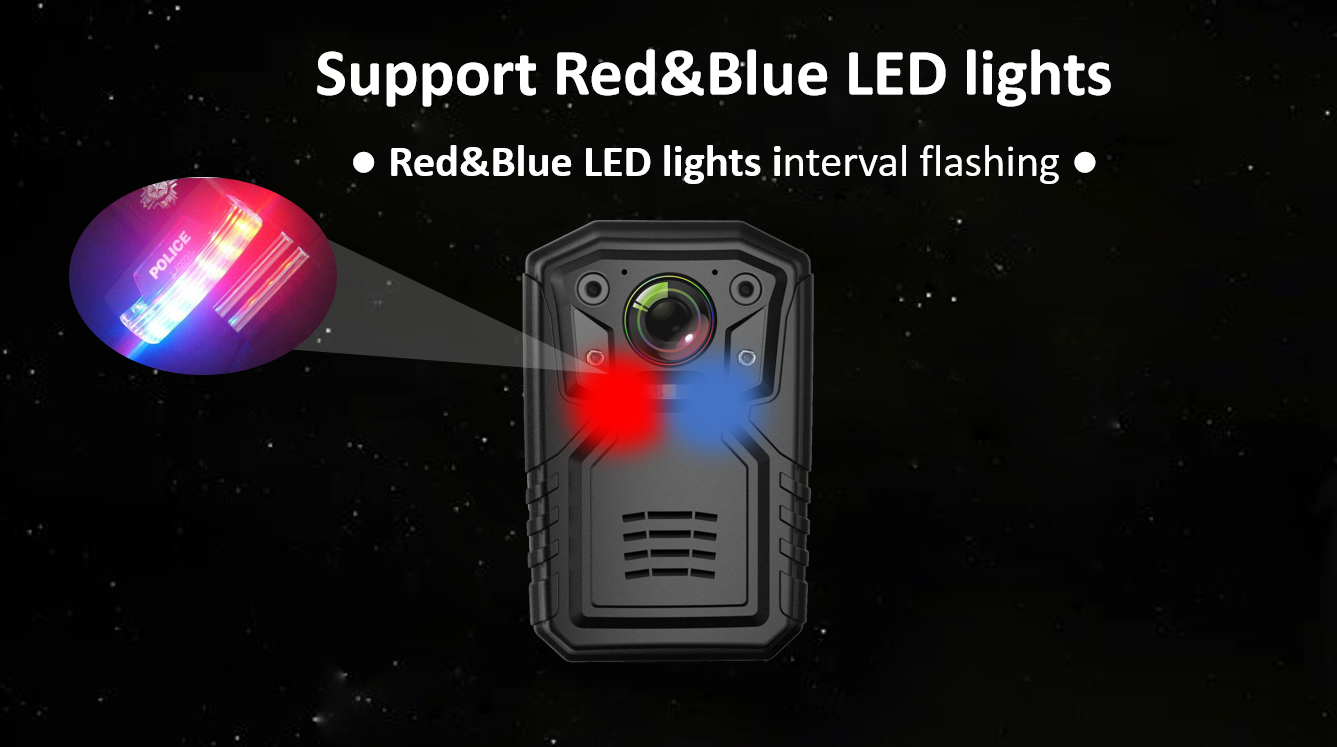Emergency Alarm To Server 2.0" Screen Size Body Cam With Portable And Wearable Design