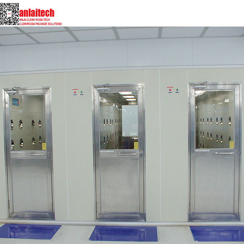 99s 60HZ Stainless Steel Air Shower 304 Automatic Door Hepa Filter 1.52KW