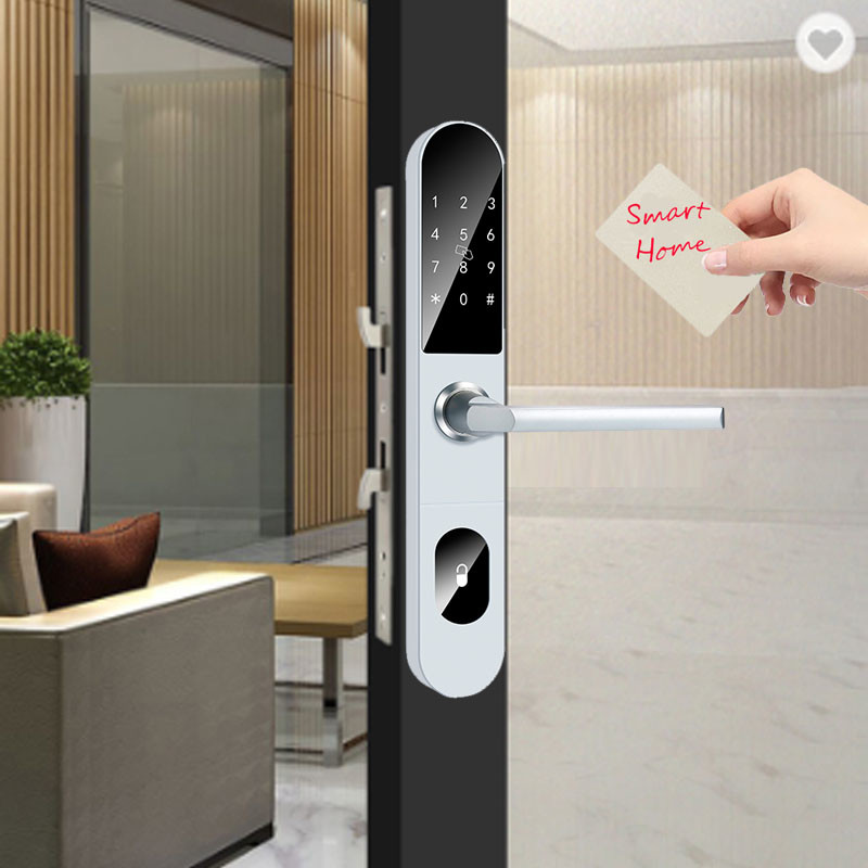 MF1 Hotel Door Card Lock 4pcs AAA Hotel Key Card Door Entry Systems