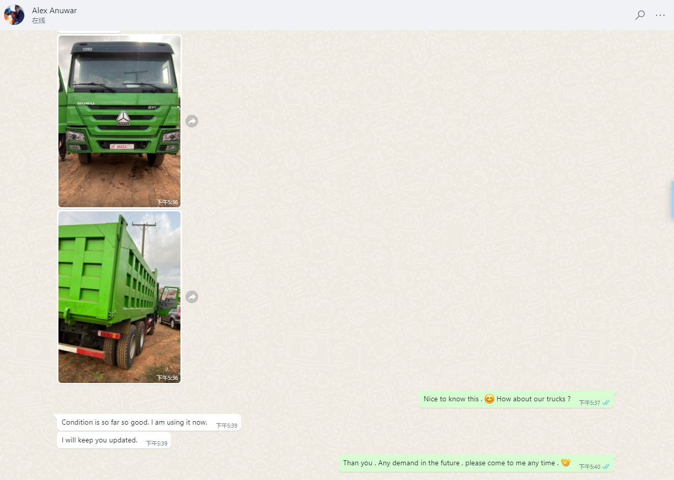 6x4 430HP CUMMINS Dump Truck for Construction 2 Passengers Rear Camera Not Equipped