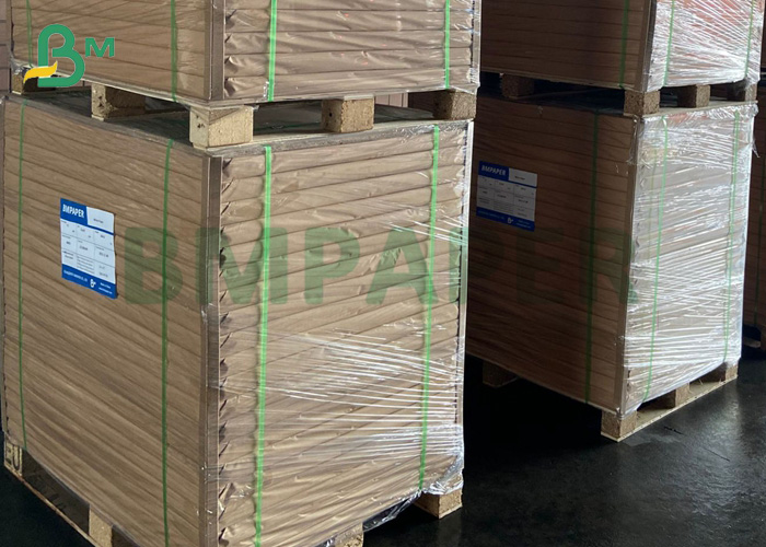 Folding Resistance Vrigin Brown Kraft Paper With 100% Wood pulp7
