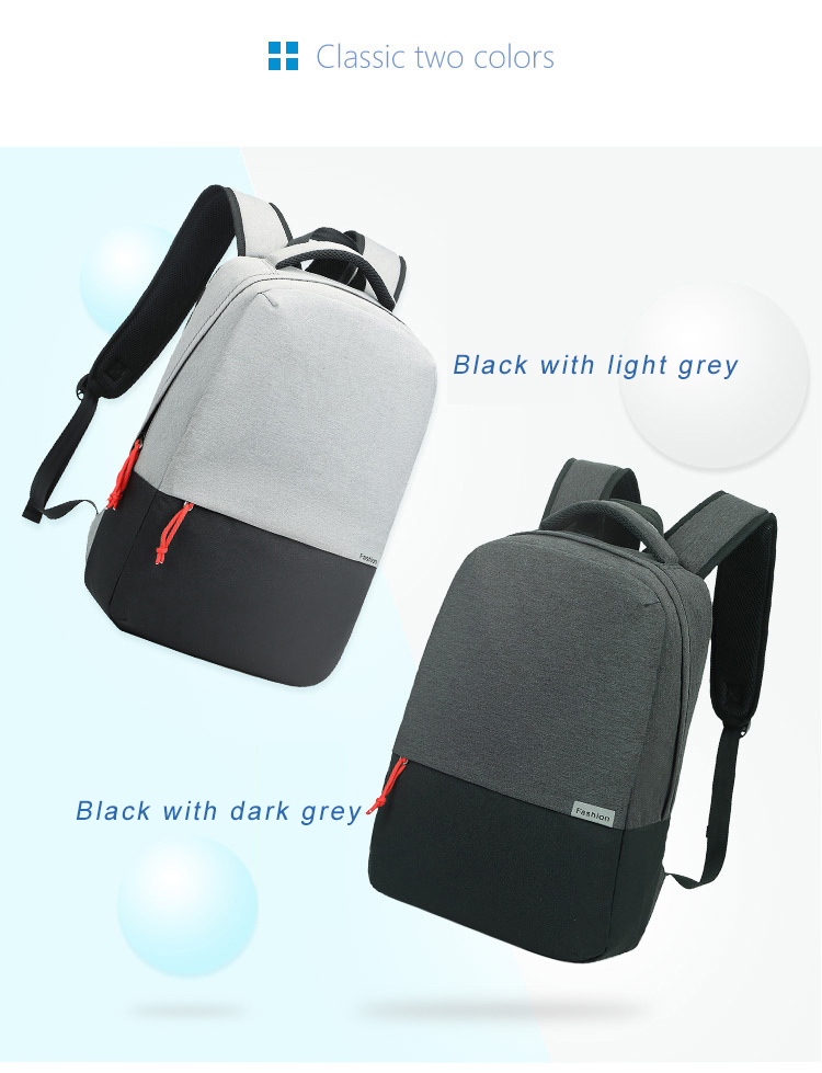 15L Lightweight Laptop Backpack With USB Charging Port 0.45kg