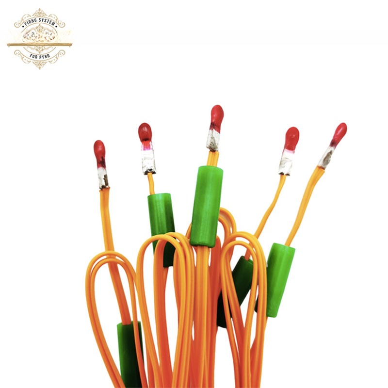 0.3m 1m 2m 3m Fireworks Electric Ignitor Without Powder E Match Igniter For Display Fireworks
