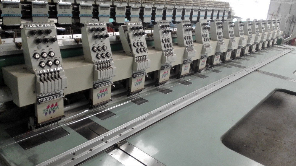 Multipurpose Used Tajima Embroidery Machine 6 Needles 850rpm Work Speed