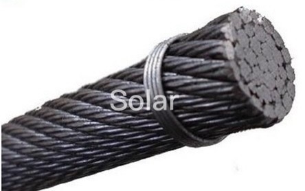 Ungalvanized Steel Wire Rope for Hoist Lifting Crane 6x26 6x36 IWRC 30mm Flexible Galvanized Steel Cable