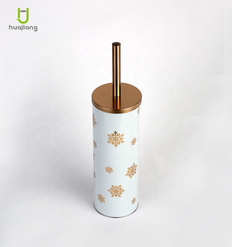 Induction Type Christmas Foot Pedal Trash Bin With Toilet Brush Set Ultimate Household Waste Disposal Solution