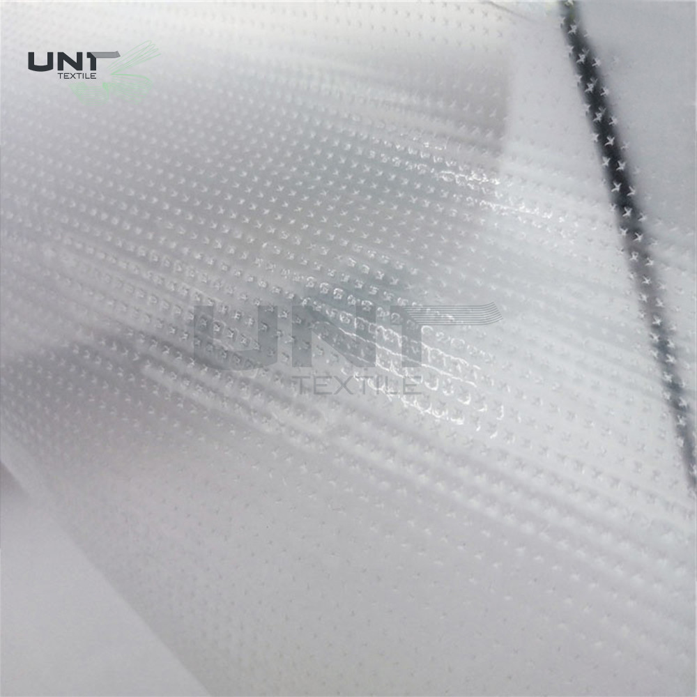 Transparent LDPE Embroidery Backing Fabric Hand Tear Away Film 0.035mm Thickness