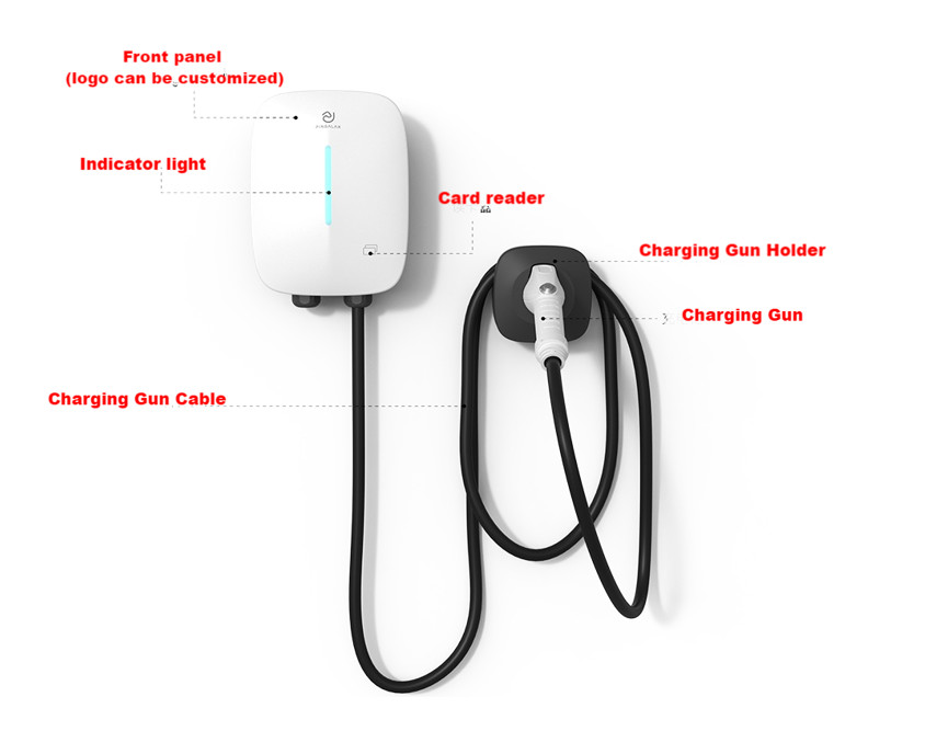 7kW Rapid Charging Station Suitable Installation In Solar Panel Parking Lot