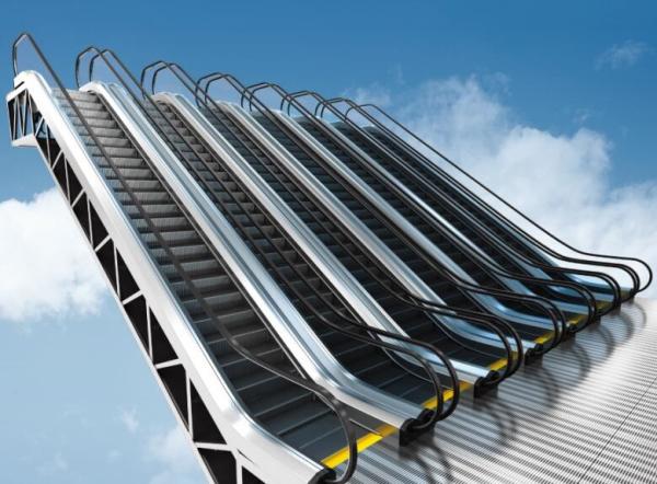 0.5m/S Shopping Mall Escalator 30 35 Degree Inclination Fuji Indoor Auto