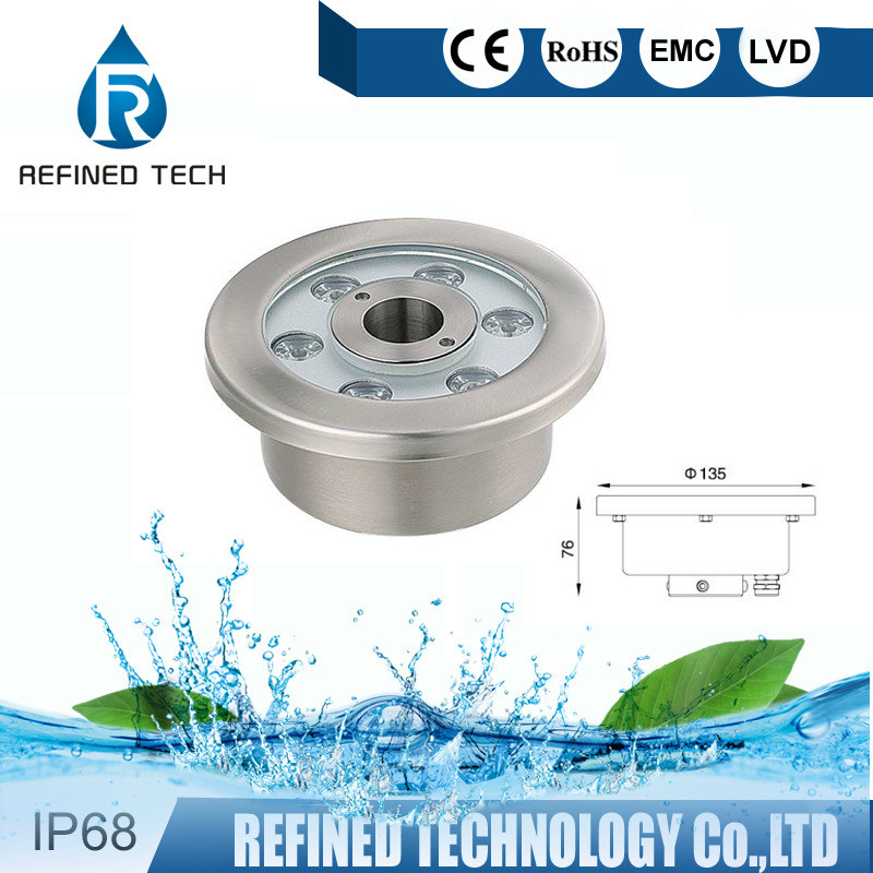 Outdoor Underwater Waterproof LED Light For Fountain DMX Control