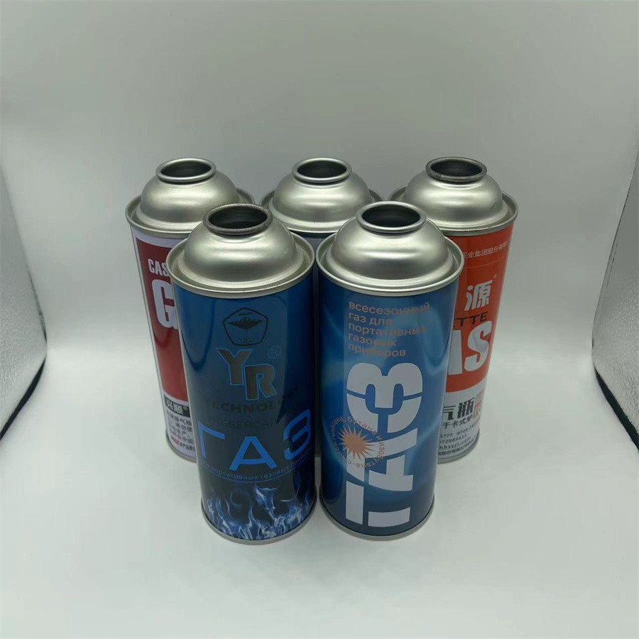 Straight Wall Butane Gas Vessel with Customized Logo and Custom Design