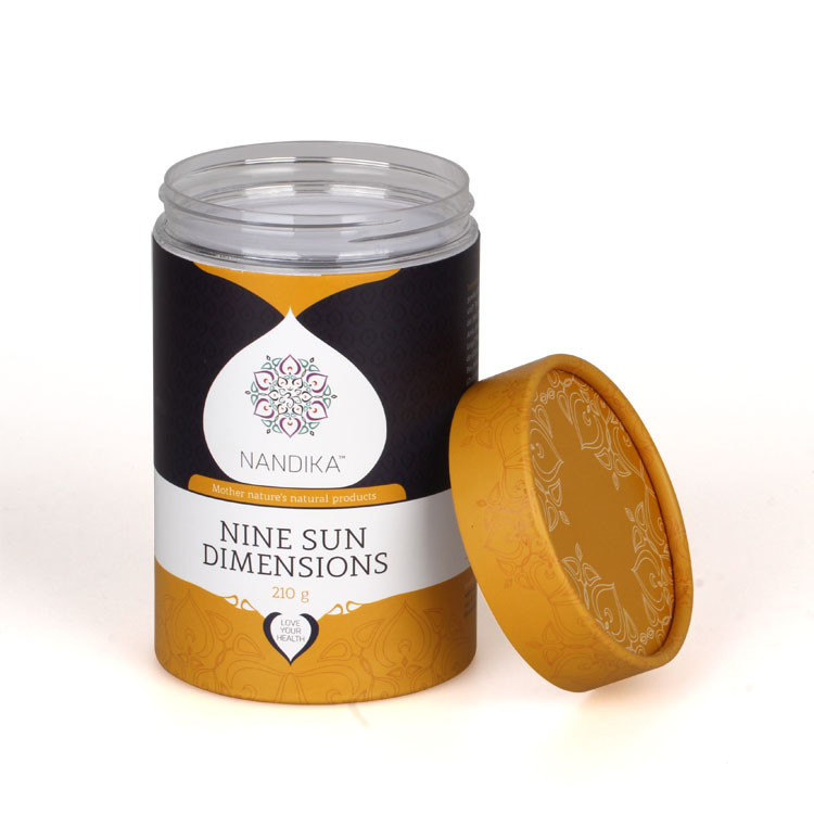Custom Print Paper Cans Packaging Tube / Box Three Pieces Rolled Edge Eco - Friendly