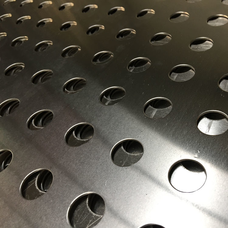 Ss304 Aluminum Round Hole Decorative Perforated Metal Sheet 4x8
