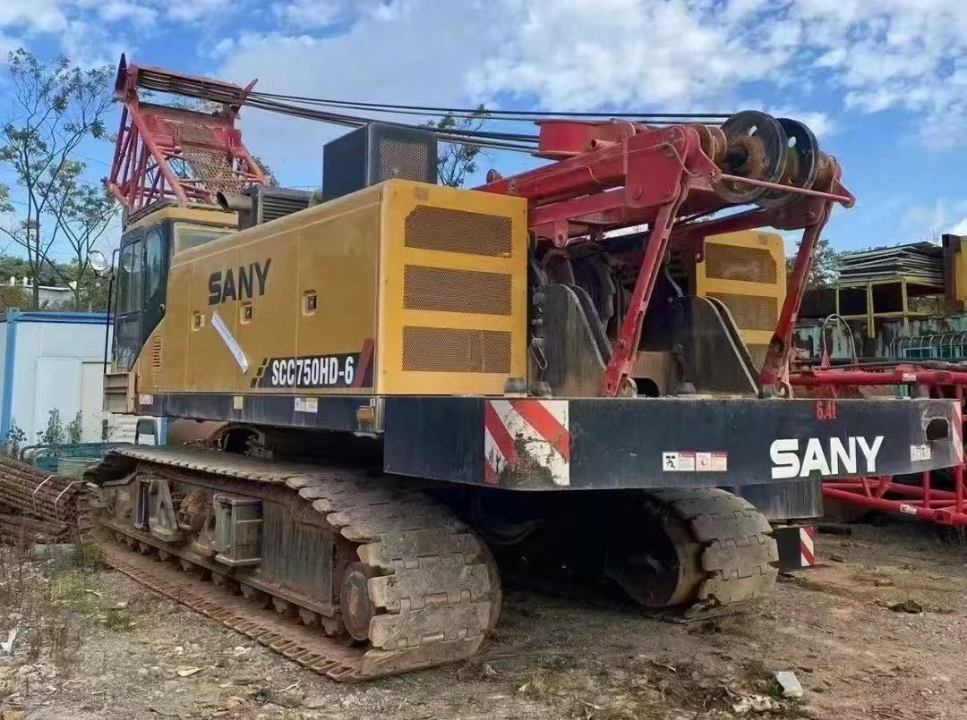 2022 Model Multifunctional Used Crawler Cranes With WP10 Engine Sany SCC750HD-6