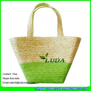 Buy cheap LUDA Color Block 2016 New Designer Lady Wheat Straw Handbags product