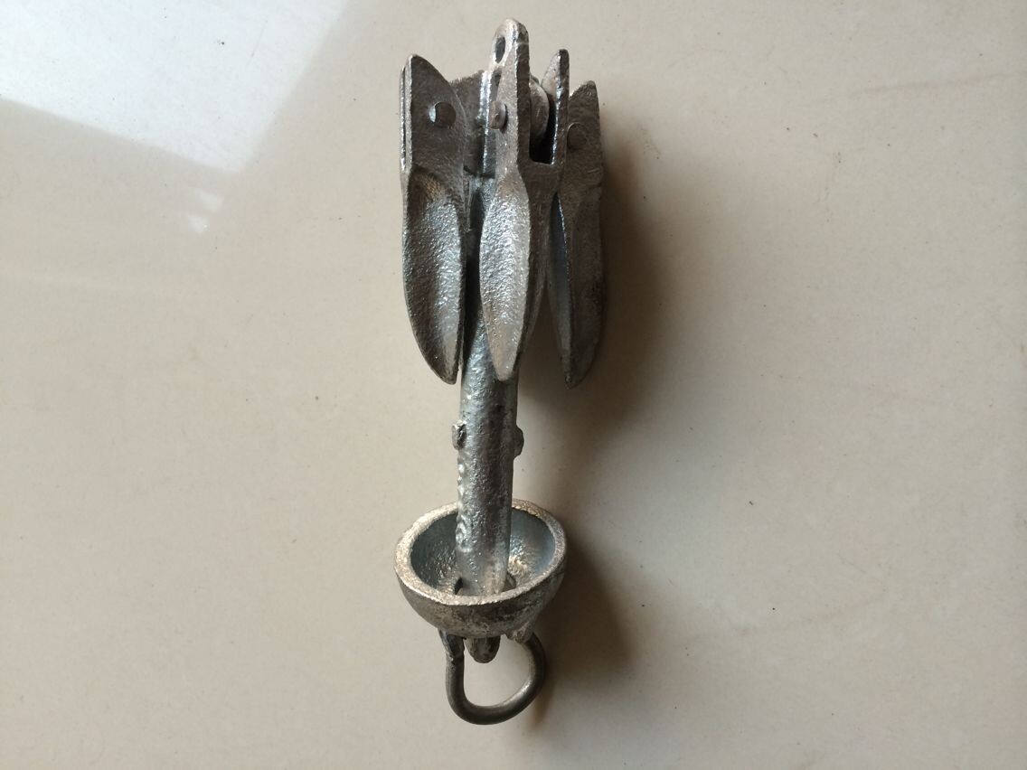 Boat Folding Grapnel Anchor Galvanized Steel Anchor Marine Yacht Isure Marine