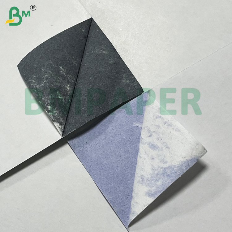 240-330gsm Black / Blue Core Double - Sided Coated Game Board C2S Playing Card Paper for Stratch Card