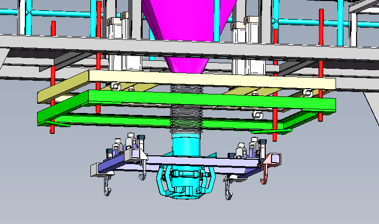 3KW Blueray Gravity Feeding Jumbo Bag Packing Machine