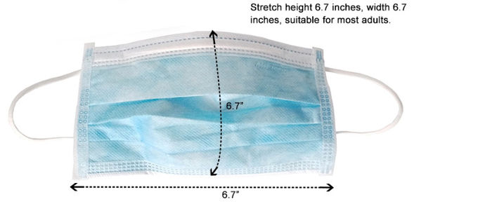 stretch height 6.7 inches. width 6.7 inches. suitable for most aduits