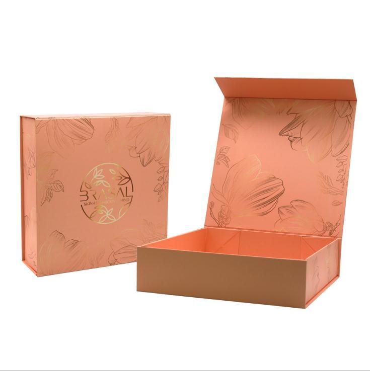 China Factory Wholesale Custom Logo Brand Printing Paper Packing Boxes, Foldable Magnetic Box for Packaging