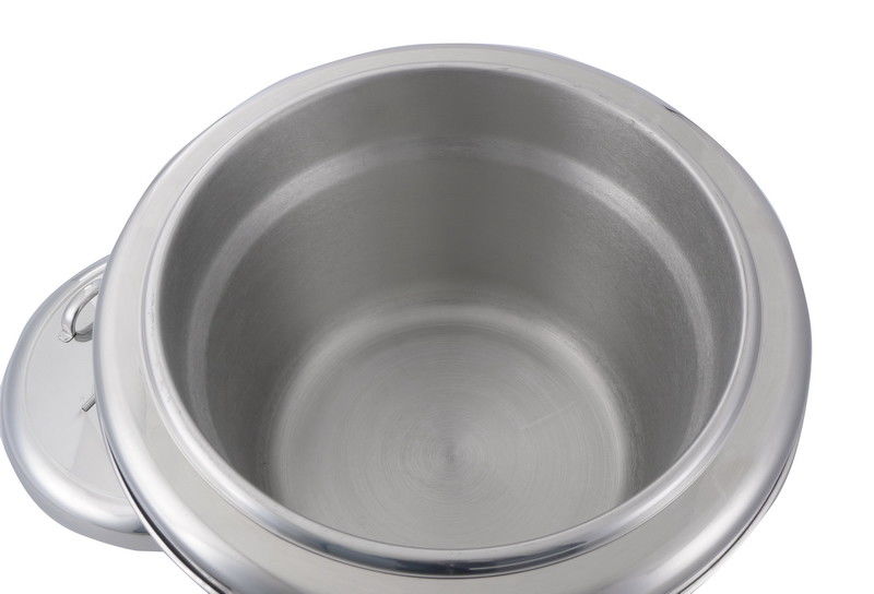 Stainless Steel Electronic Soup Kettle Adjustable Temperature Control Knob 10Ltr 220VAC 380W