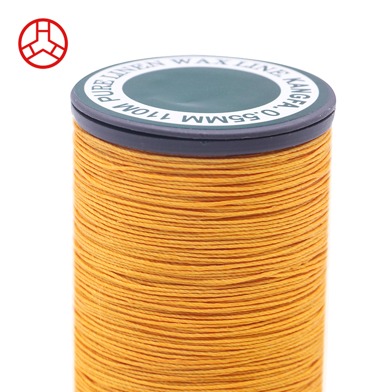 0.5mm Gutermann Linen Round Waxed Glaces Thread Spun Yarn Type for Eco-Friendly