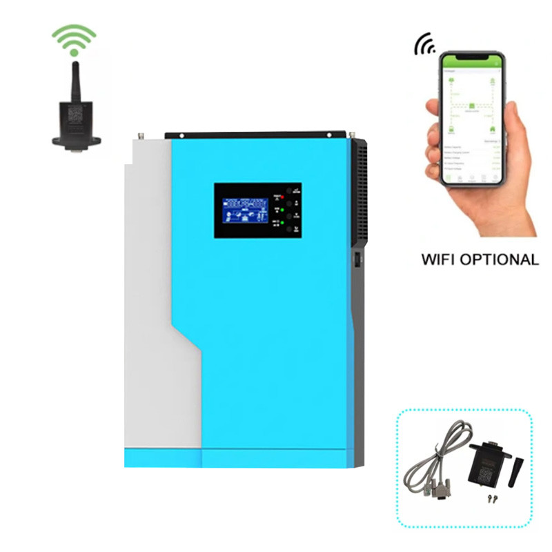 Wifi Pure Sine Wave Inverter 24V 48V Hybrid Solar Inverter With MPPT