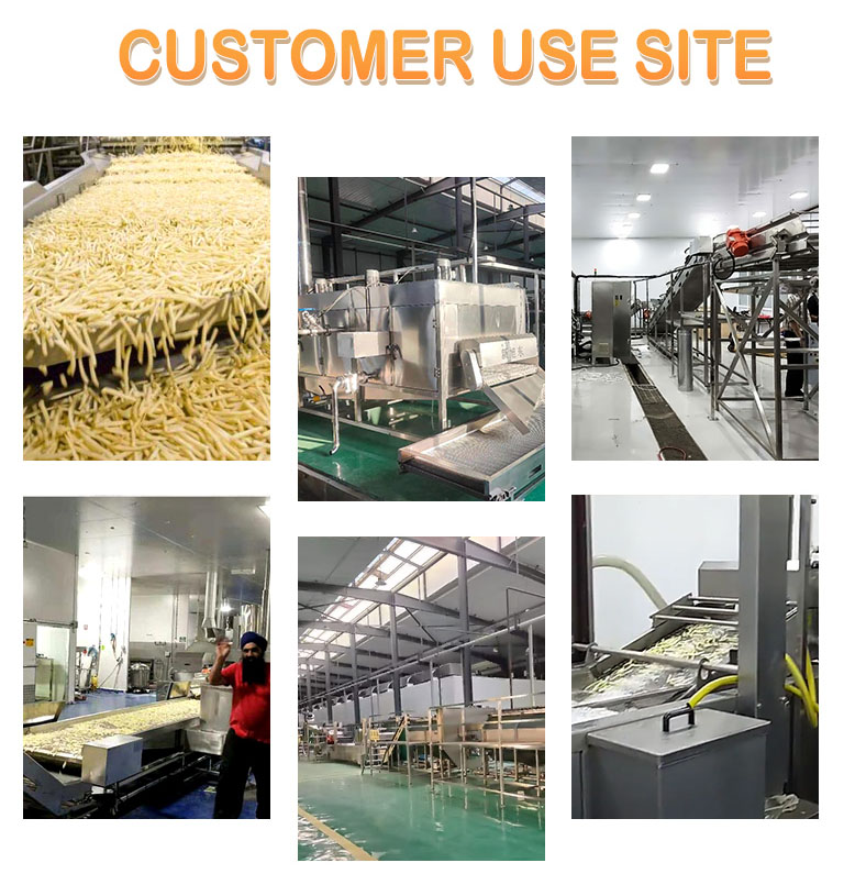45KW Industrial Potato Chip Production Line Automatic SUS304 Stainelss Steel
